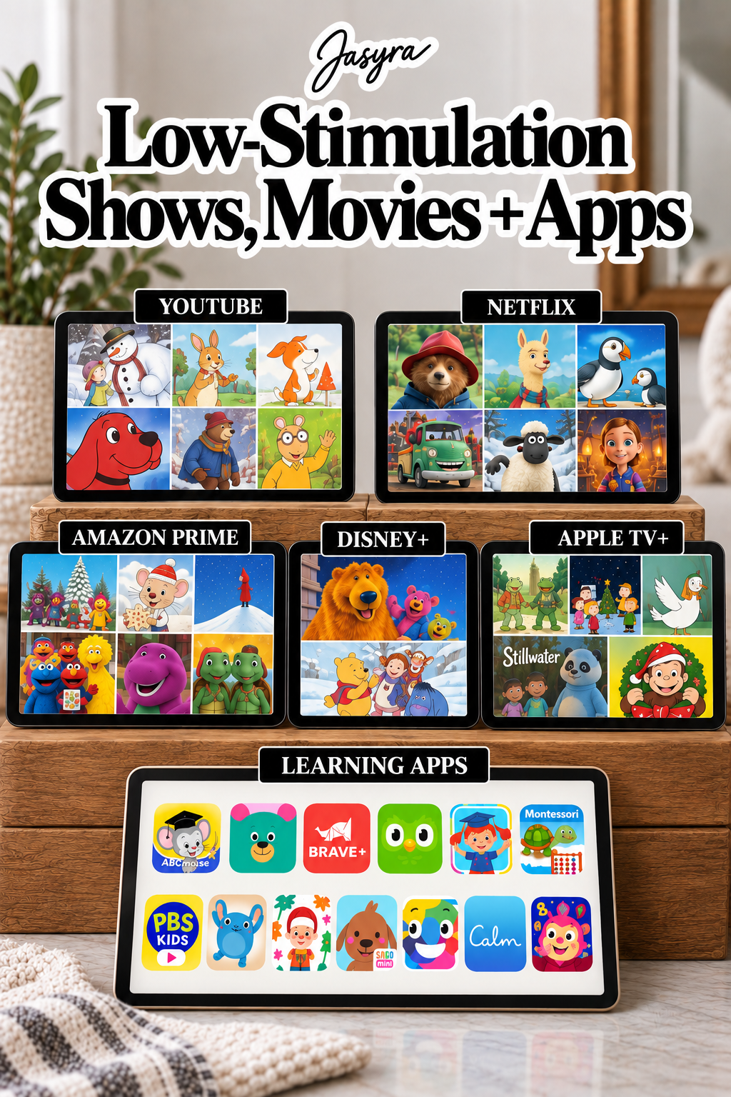 Best Low-Stimulation Shows, Movies + Apps for Kids
